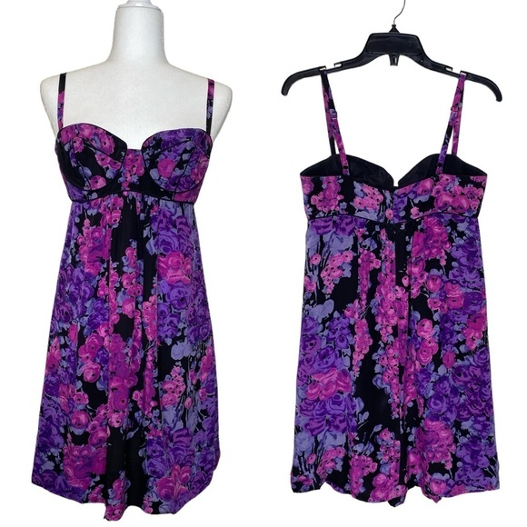 Rebecca‎ Taylor Bustier Silk Mini Dress - Picture 1 of 5